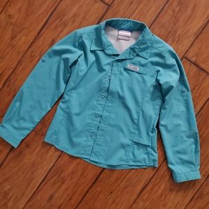 Girls Columbia PFG Button Up Shirt